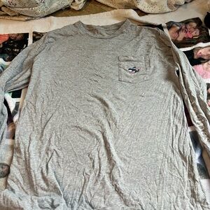 Vineyard Vines Gray Long Sleeve Tee